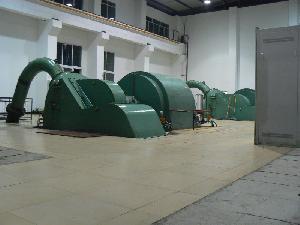 Pelton Water Turbine-Generator Unit